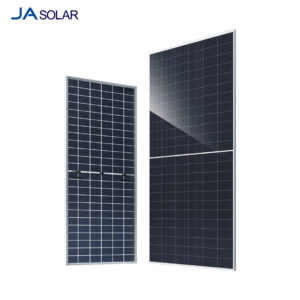 پنل خورشیدی 580 وات مونوکریستال با فناوریN-Type TOPCon دو وجهی(Bifacial) از برند JA Solar