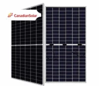 پنل خورشیدی 670 وات با تکنولوژی TOPCONبه صورت دو وجهی(Bifacial) از برند Canadian