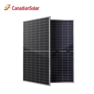 پنل خورشیدی 710 وات با تکنولوژی TOPCONبه صورت دو وجهی(Bifacial) از برند Canadian