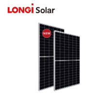 پنل خورشیدی 585 وات مونوکریستال Half Cell دو وجهی (Bifacial) برند LONGI