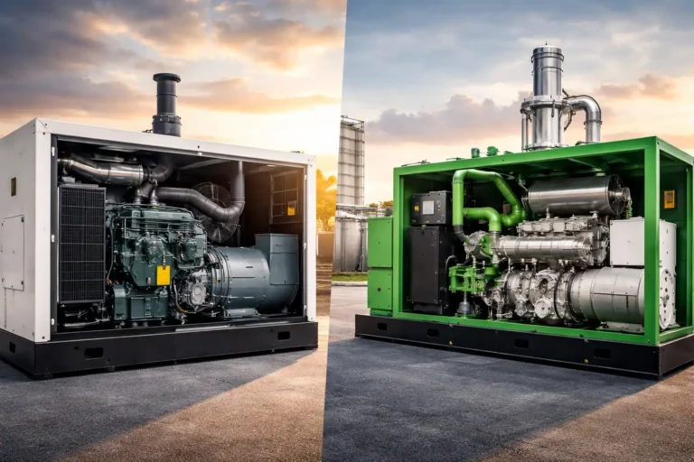 تفاوت ژنراتورهای دیزلی و گازسوز