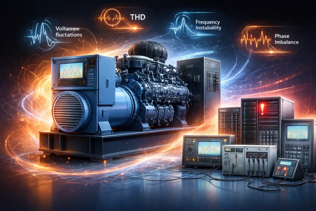 کیفیت برق ژنراتور