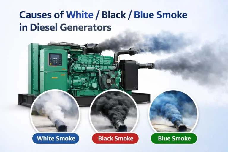دود های مختبف در دیزل ژنراتور