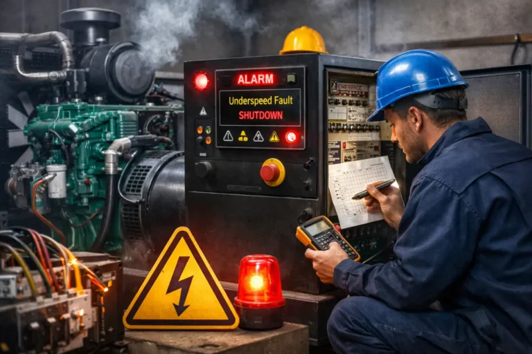 علت خاموش شدن ناگهانی دیزل ژنراتور