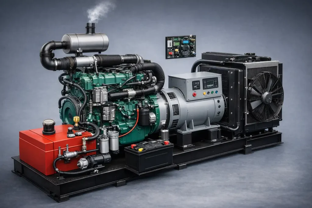 اجزای اصلی ژنراتور